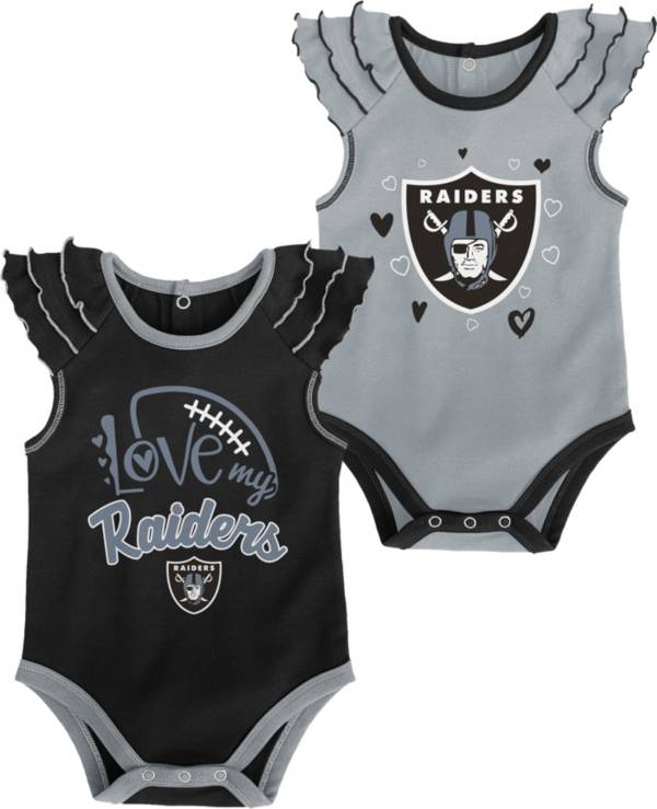 Gen2 Infant Girl Las Vegas Raiders 2-Piece Onesie Set