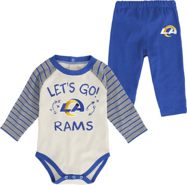 NFL Team Apparel Youth Los Angeles Rams Long Sleeve Set