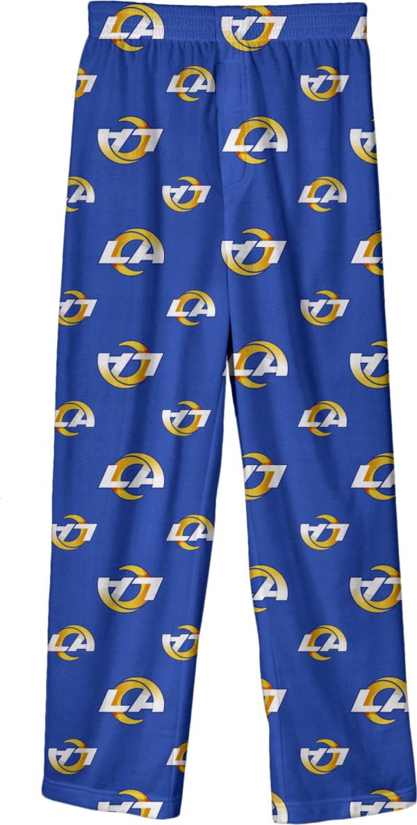NFL Team Apparel Youth Los Angeles Rams Jersey Pajama Pants