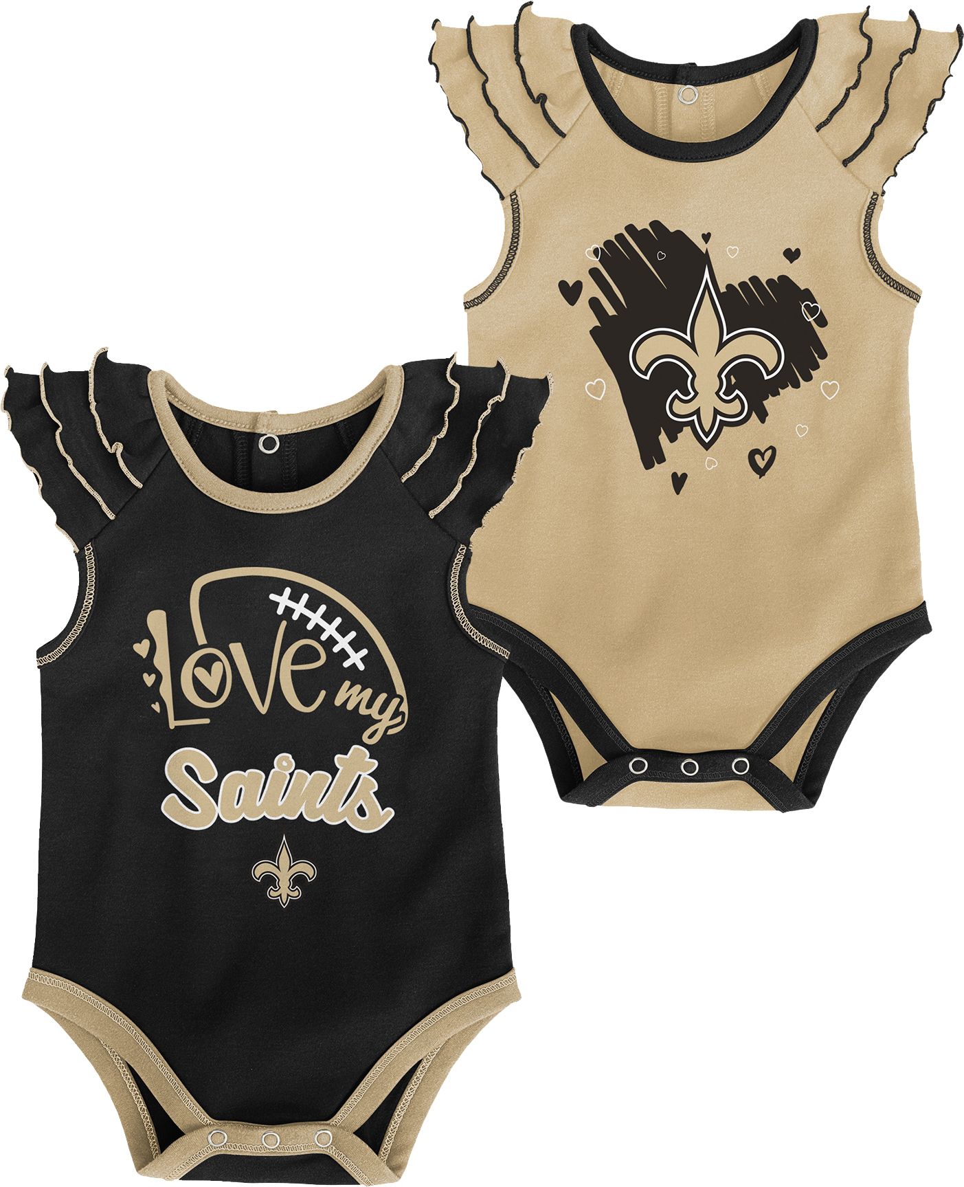 saints baby onesie