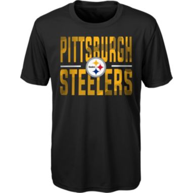 sorry, NFL Team Apparel Youth Pittsburgh Steelers Grand Central Black T-Shirt is currently out of stock