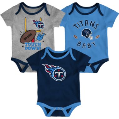 sorry, NFL Team Apparel Infant Tennessee Titans 3-Piece Creeper Set is currently out of stock