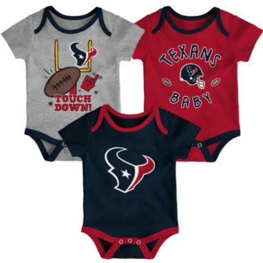 sorry, NFL Team Apparel Infant Houston Texans 3-Piece Creeper Set is currently out of stock