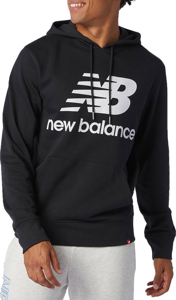 New Balance Men's Essentials Stacked Logo Pullover Hoodie