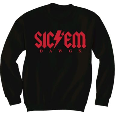 sorry, New World Graphics Men's Georgia Bulldogs Sic 'Em Black Crewneck Sweatshirt is currently out of stock