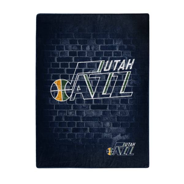 Utah Jazz 50'' x 60'' Street Play Raschel Throw Blanket product image