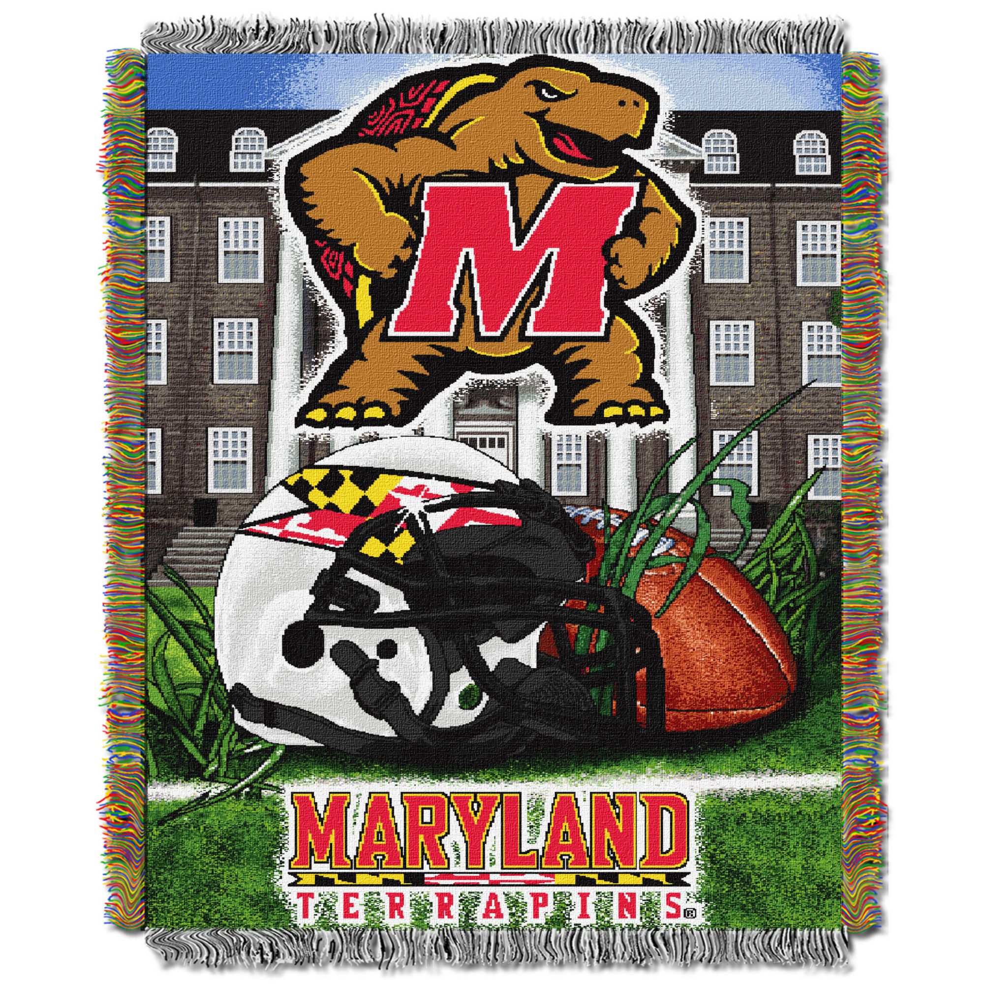 Northwest Maryland Terrapins 48'' x 60'' Woven Throw