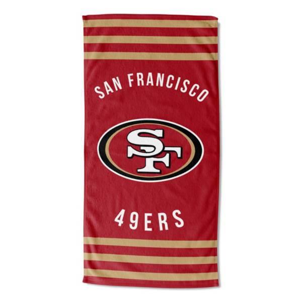 TheNorthwest San Francisco 49ers Stripes Beach Towel