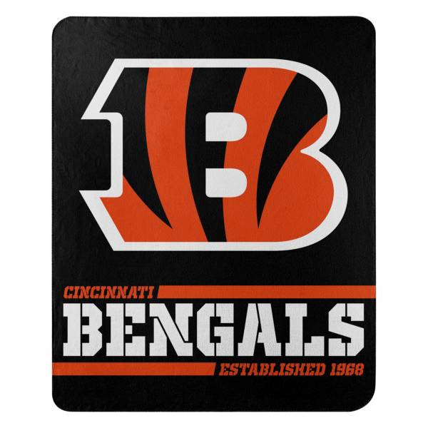 TheNorthwest Cincinnati Bengals 50'' x 60'' Split Wide Fleece Blanket