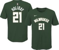 Men's Milwaukee Bucks Jrue Holiday #21 Nike White 2021/22 Swingman