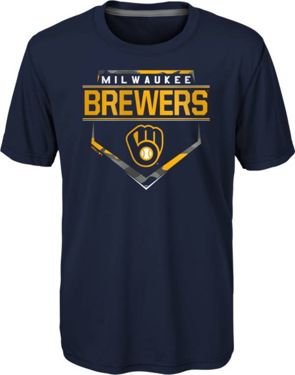 Gen2 Youth Milwaukee Brewers Navy 4-7 Eat My Dust T-Shirt