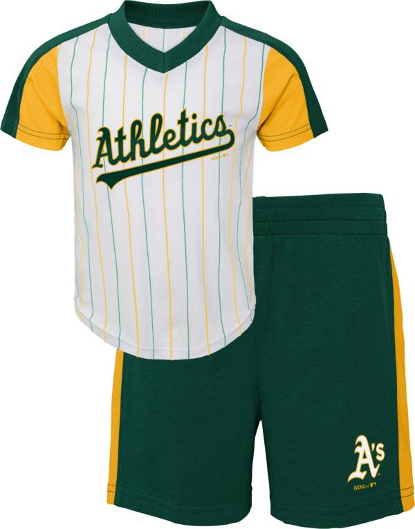 Gen2 Youth Toddler Oakland Athletics Green Line Up Set