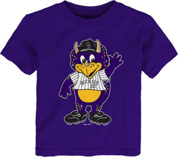 Gen2 Youth Toddler Colorado Rockies Purple Mascot T-Shirt