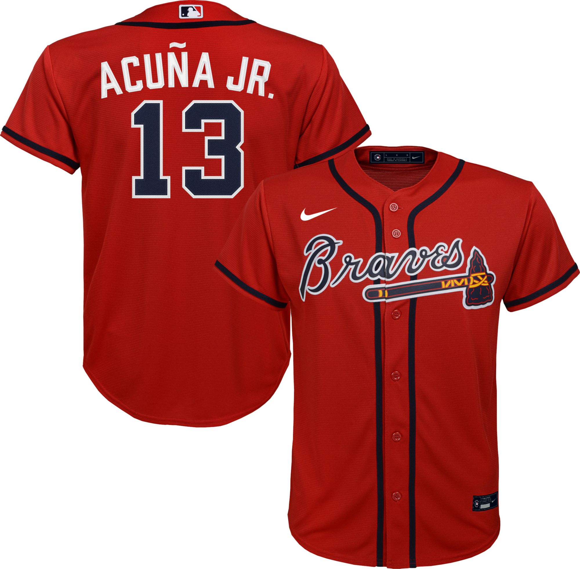 atlanta braves replica jersey