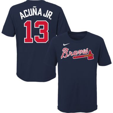 sorry, Nike Youth Atlanta Braves Ronald Acuna Jr. #13 Navy 4-7 T-Shirt is currently out of stock