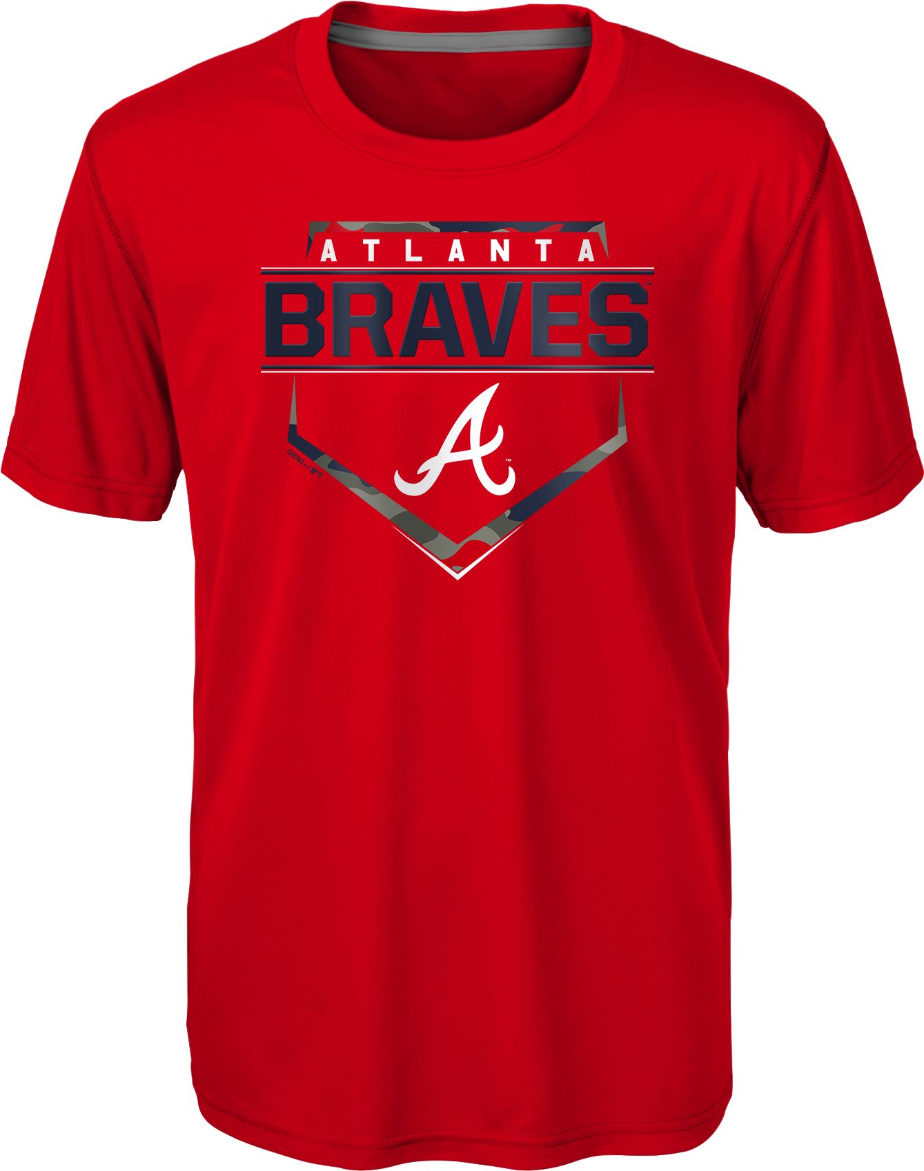 red atlanta braves shirt