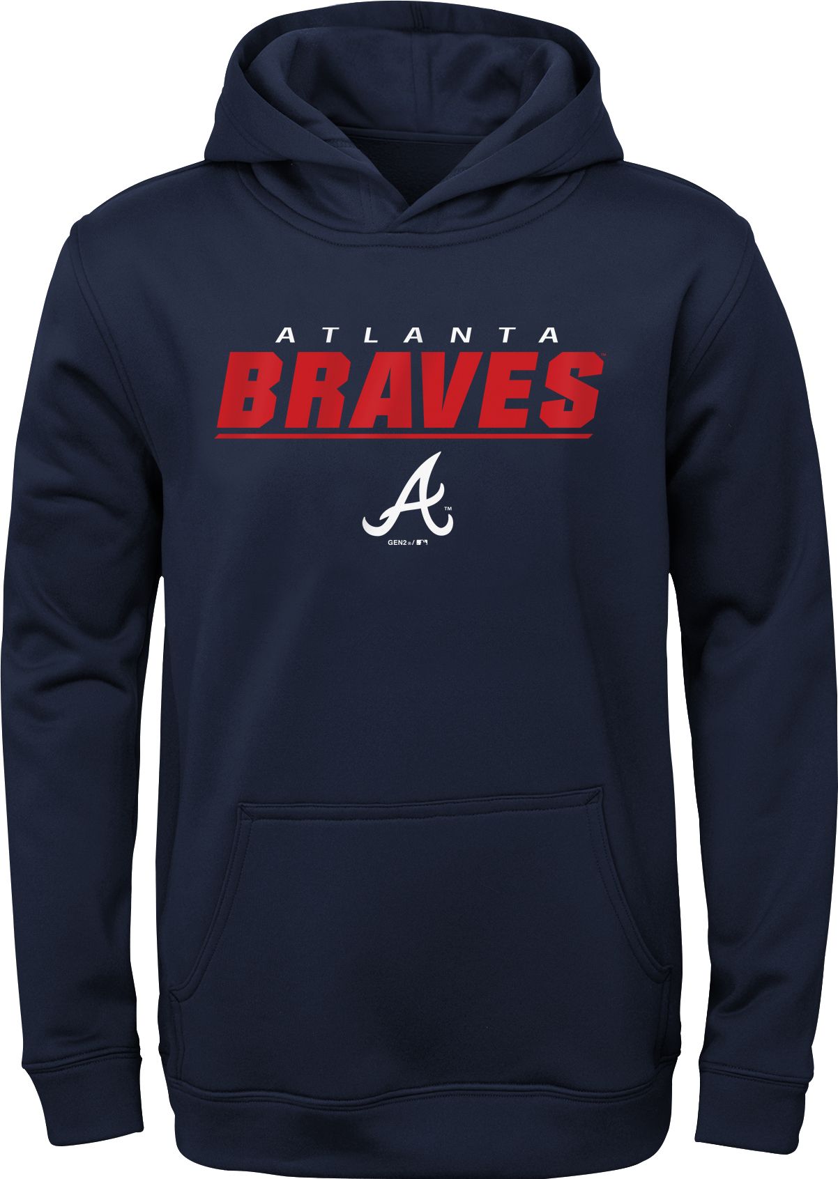 atlanta braves youth hoodie