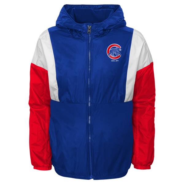 Gen2 Youth Chicago Cubs Royal Long Sleeve Windbreaker Jacket