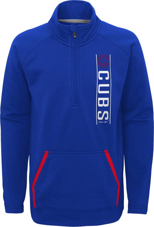 Gen2 Youth Chicago Cubs Royal Stealth Mode Long Sleeve Quarter-Zip Shirt