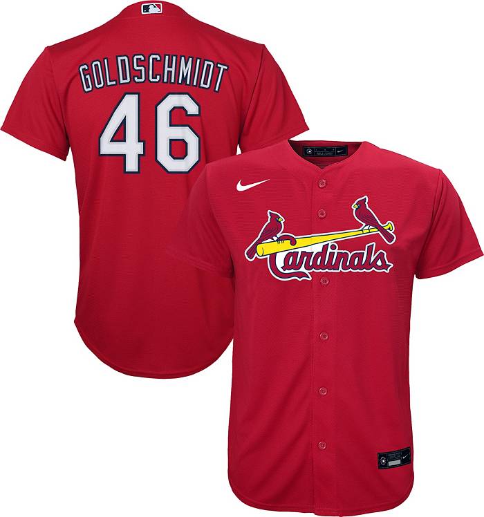 St. Louis Cardinals #46 Paul Goldschmidt Men's Flex Base Cream