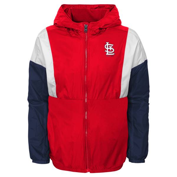 Gen2 Youth St. Louis Cardinals Red Long Sleeve Windbreaker Jacket