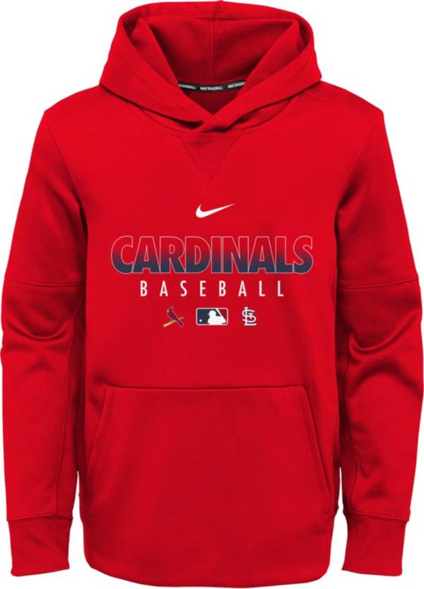 Nike Youth St. Louis Cardinals Red Dri-FIT Therma Pullover Hoodie | DICK&#39;S Sporting Goods
