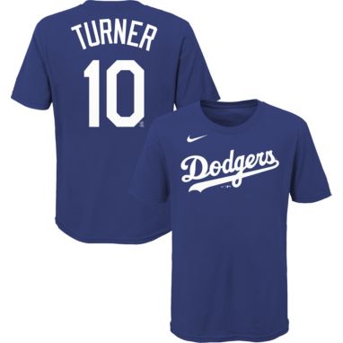 sorry, Nike Youth Los Angeles Dodgers Justin Turner #10 Blue T-Shirt is currently out of stock