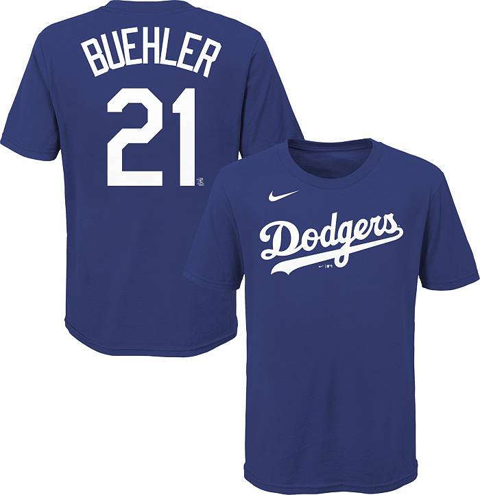 NWT Walker Buehler #21 Los Angeles Dodgers Nike Jersey Shirt Size Youth L  14-16