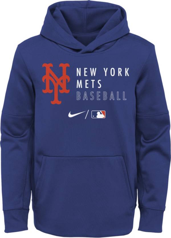 Outerstuff Youth New York Mets Blue Therma-FIT Hoodie