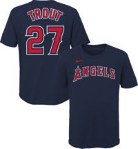 Mike Trout Los Angeles Angels Nike Youth Name & Number T-Shirt - Red