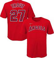 Men's Nike Anthony Rendon Red Los Angeles Angels Name & Number T-Shirt