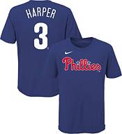 Philadelphia Phillies Team Bryce Harper Player #3 Red 2022 MVP T-Shirt  S-3XL