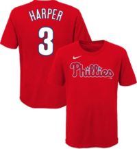 Nike Women's Philadelphia Phillies Bryce Harper #3 White Cool Base Home  Jersey