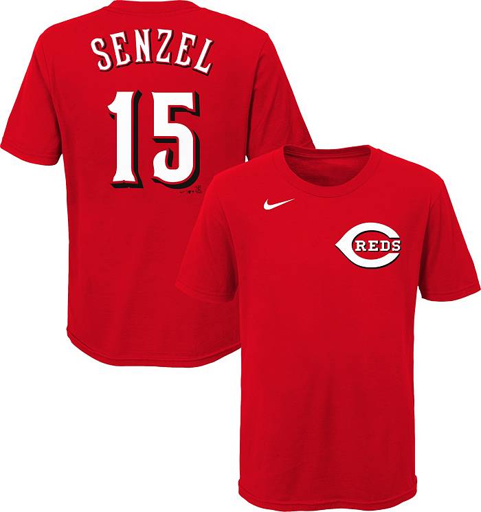 Nike Youth Cincinnati Reds Nick Senzel #15 Red T-Shirt