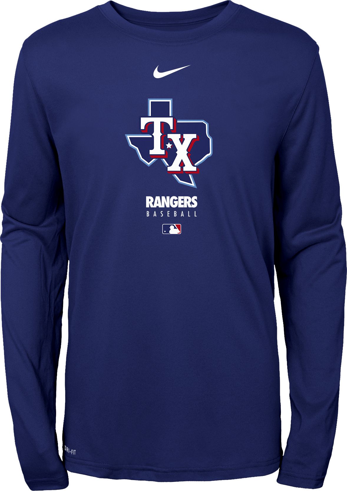 texas rangers long sleeve shirt
