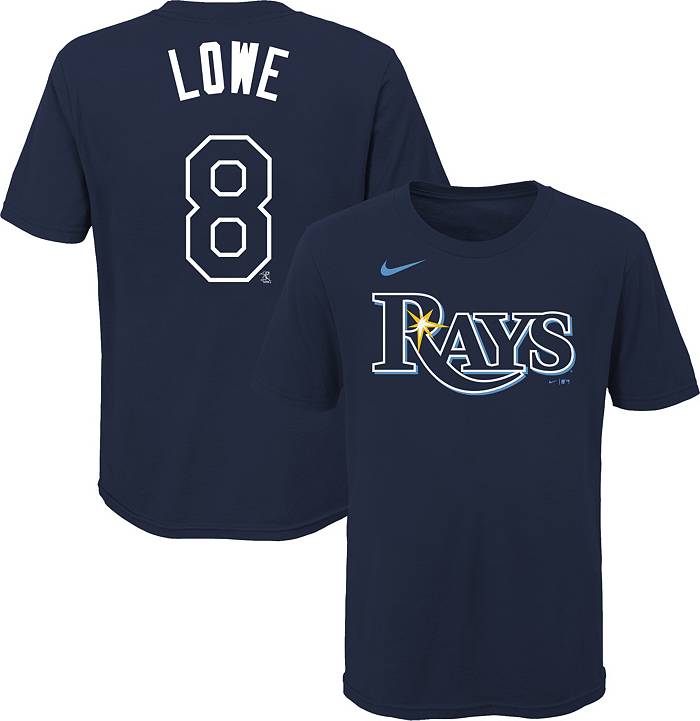 Majestic Two-Button Tampa Bay Rays Replica Youth Jersey 50/50