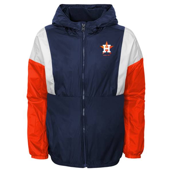 Gen2 Youth Houston Astros Navy Long Sleeve Windbreaker Jacket