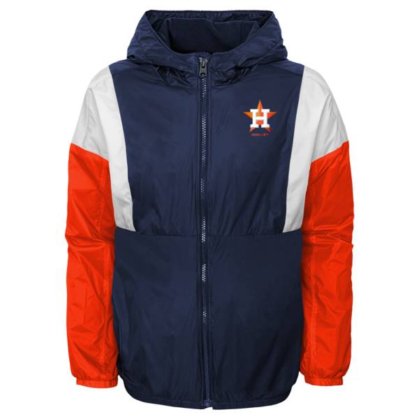 Gen2 Youth Houston Astros Navy Long Sleeve Windbreaker Jacket