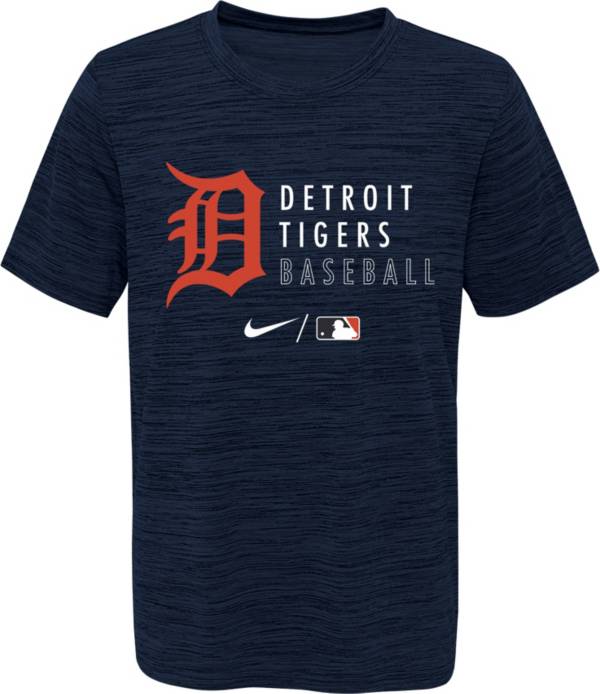 Outerstuff Youth Detroit Tigers Blue Velocity Practice T-Shirt