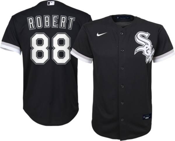 Nike Youth Chicago White Sox Luis Robert #88 Cool Base Black