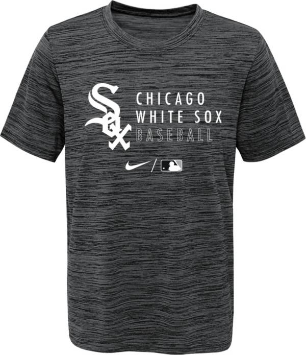 Outerstuff Youth Chicago White Sox Black Velocity Practice T-Shirt