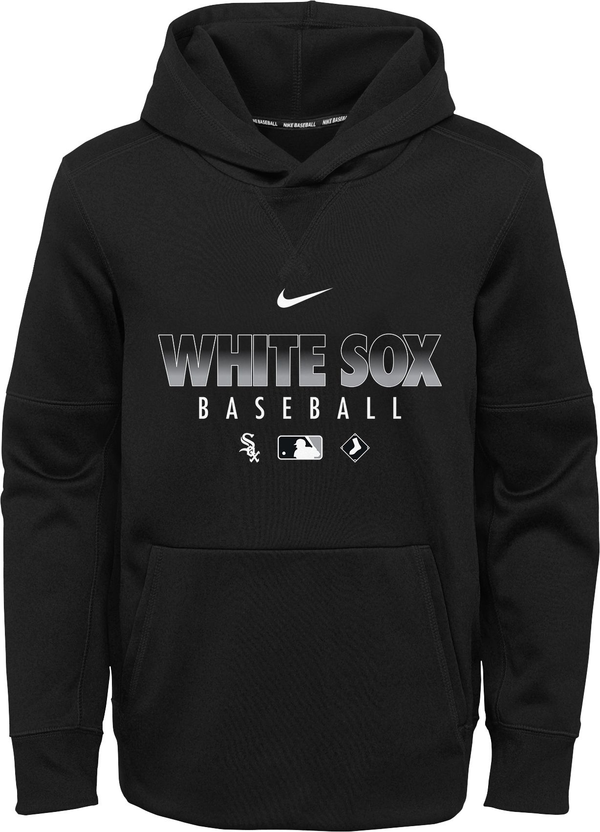 nike white sox hoodie