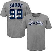 Genuine MLB NEW YORK YANKEES AARON JUDGE T-SHIRT Kids XL Pink Tinge Numbers