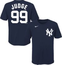 Nike Youth New York Yankees Derek Jeter #2 Gray T-Shirt