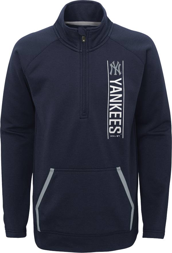 Gen2 Youth New York Yankees Navy Stealth Mode Long Sleeve Quarter-Zip Shirt