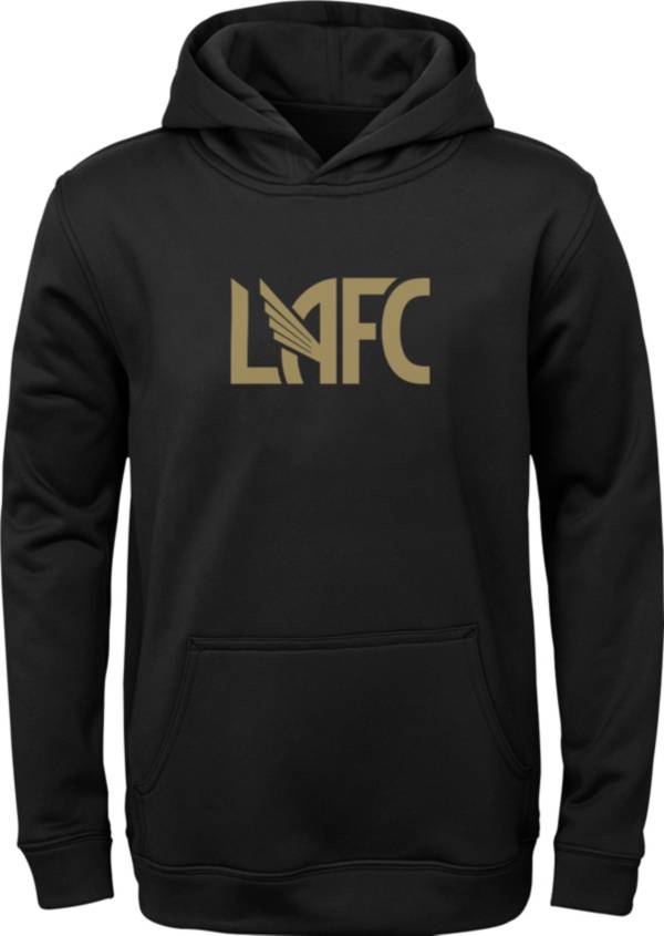 MLS Youth Los Angeles FC Static Black Performance Pullover Hoodie