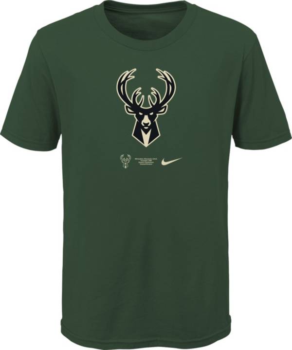 Nike Youth Milwaukee Bucks Green Logo T-Shirt product image