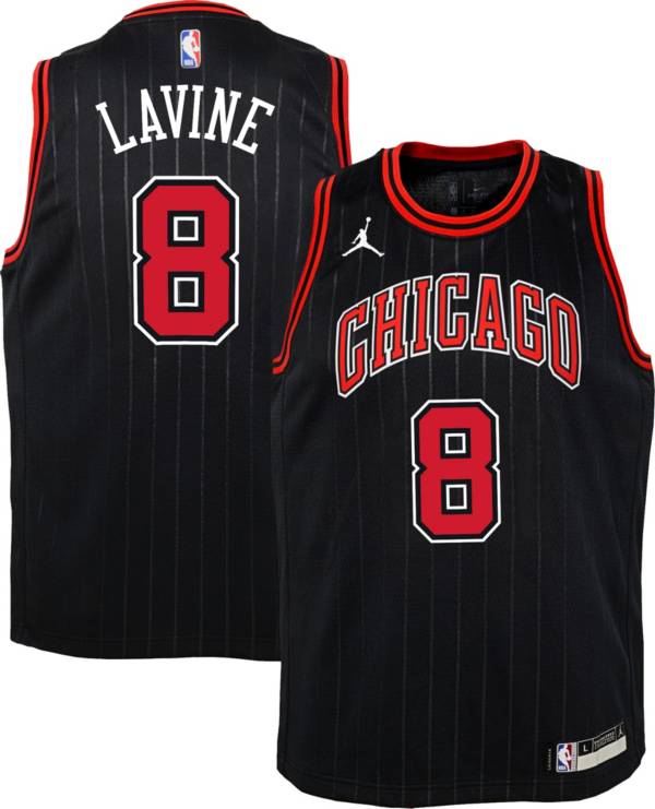 Chicago Bulls #8 Zach LaVine NEWCity Edition Swingman Jersey