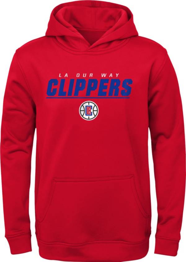 Gen2 Youth Los Angeles Clippers Red Static Pullover Hoodie product image