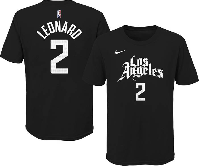 Authentic Men's Kawhi Leonard Navy Blue Jersey - #2 Basketball Los Angeles  Clippers Suit City Edition